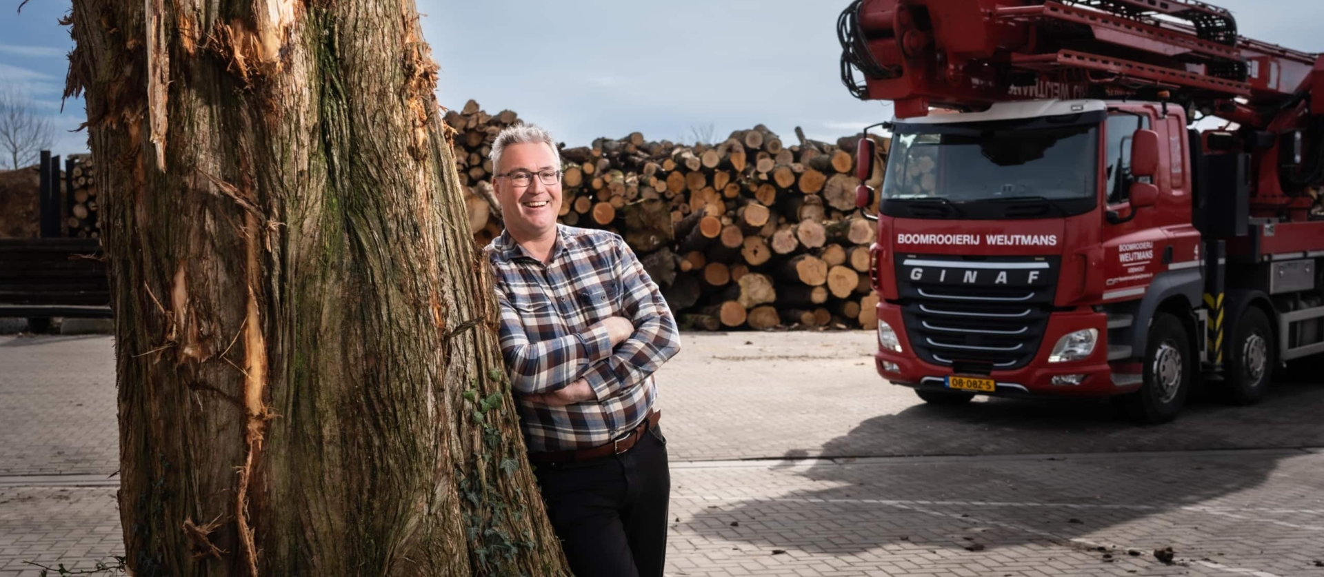 Kees Weijtmans, directeur van Boomrooierij Weijtmans